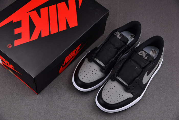 Air Jordan 1 Retro Low Black Grey 705329-003