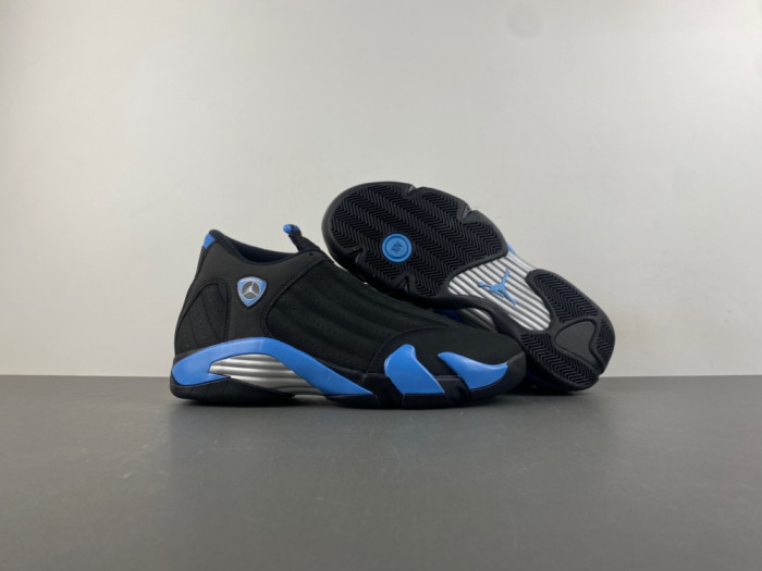 Air Jordan 14 “Black/University Blue” 487471-007