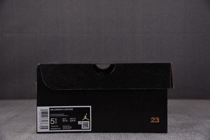 Air Jordan 1 Low “Gym Red” 553560-611