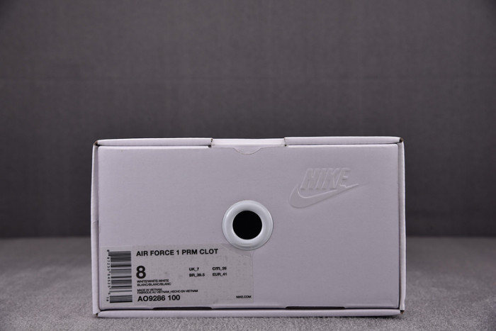 CLOT x NIKE Air Force 1 Low CLOT WORLD AO9286-100