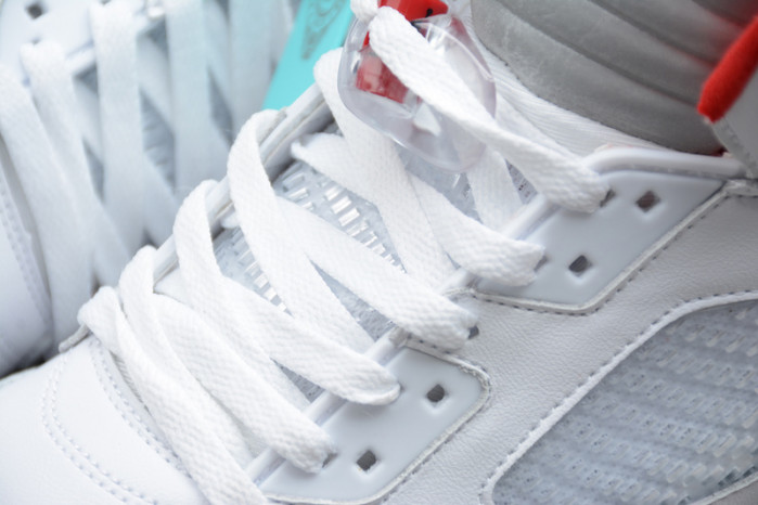 JORDAN 5 RETRO FIRE RED SILVER TONGUE (2020) - DA1911-102