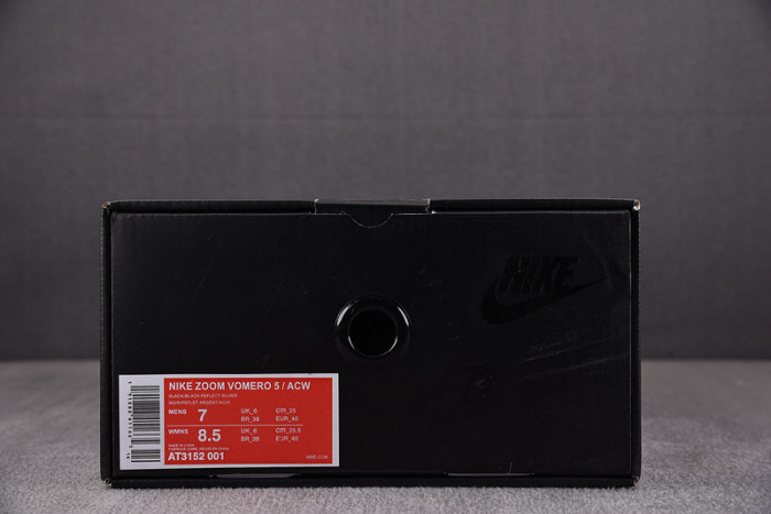 Nike Zoom Vomero 5 A Cold Wall Black  AT3152-001