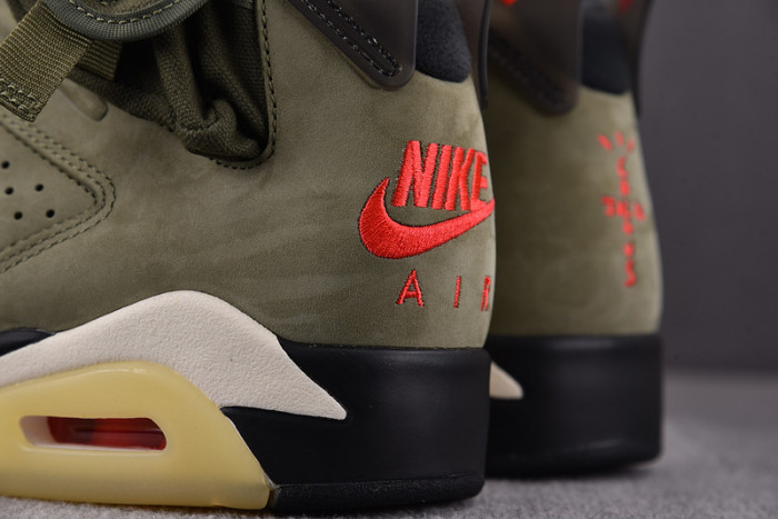 TRAVIS SCOTT AIR JORDAN 6 MEDIUM OLIVE - CN1084-200