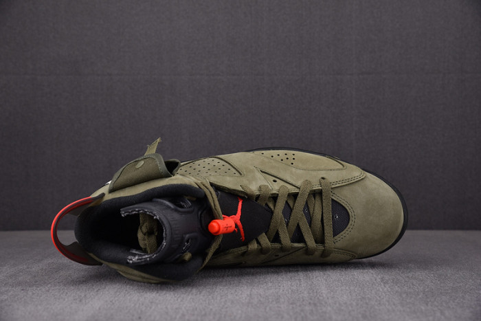 TRAVIS SCOTT AIR JORDAN 6 MEDIUM OLIVE - CN1084-200