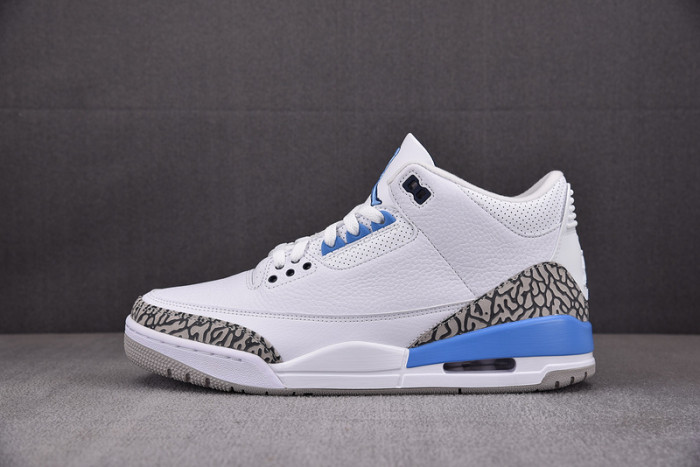 AIR JORDAN 3 RETRO “UNC” WHITE CT8532-104