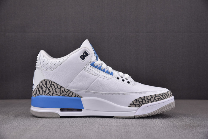 AIR JORDAN 3 RETRO “UNC” WHITE CT8532-104