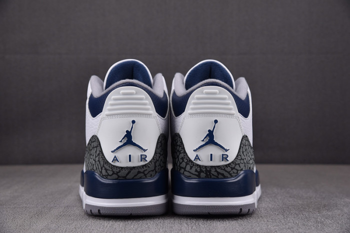 Air Jordan 3 White Midnight Navy CT8532-140