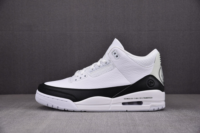 FRAGMENT AIR JORDAN 3 WHITE BLACK DA3595-100