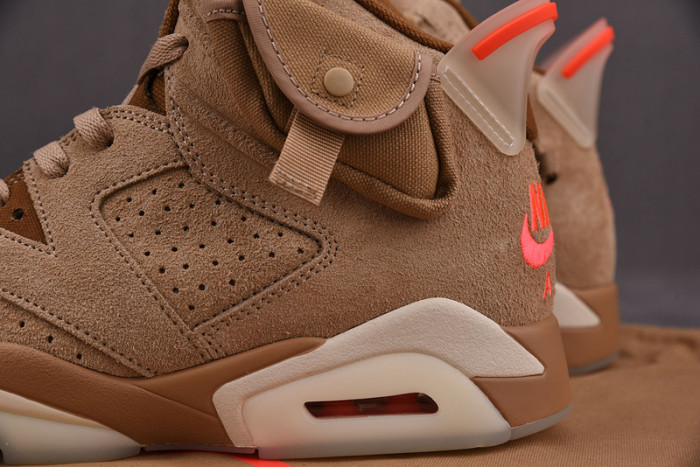 TRAVIS SCOTT X AIR JORDAN 6 “BRITISH KHAKI”  DH0690-200