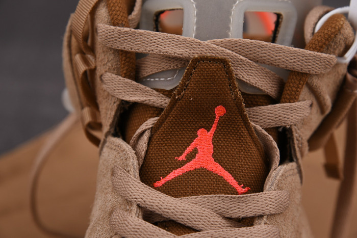 TRAVIS SCOTT X AIR JORDAN 6 “BRITISH KHAKI”  DH0690-200