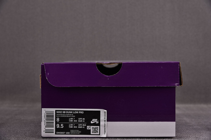 Nike SB Dunk Low Pro“Blue Raspberry” DM0807-400