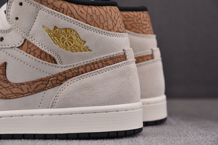 Air Jordan 1 Mid "Brown Elephant" DZ4129-102