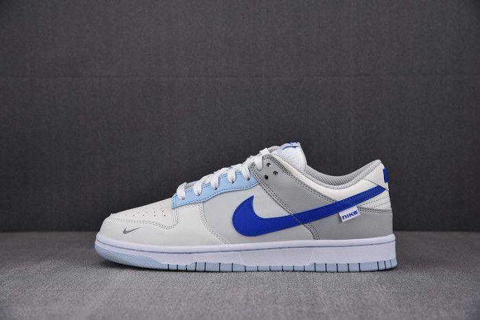 NK Dunk Low “Ivory Hyper Royal” FB1843-141