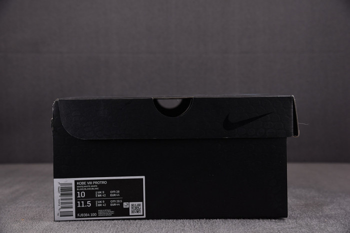 NIKE KOBE 8 PROTRO "TRIPLE WHITE" FJ9364-100
