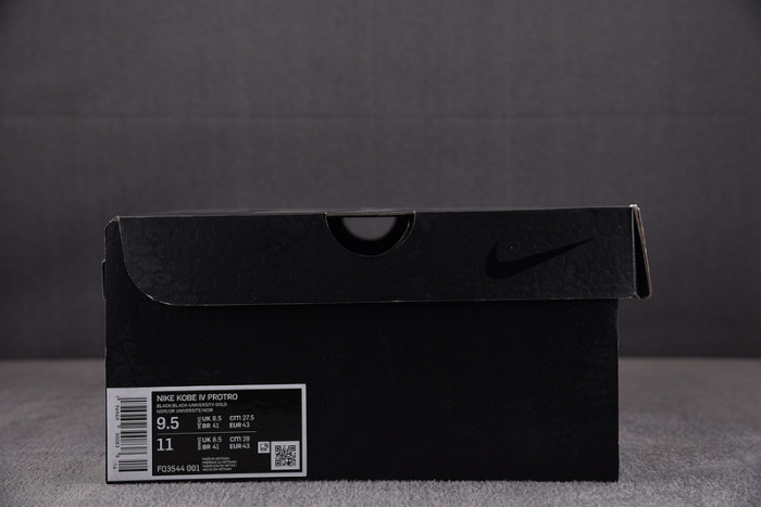 NIKE Kobe 4 Protro “Black Mamba” FQ3544-001