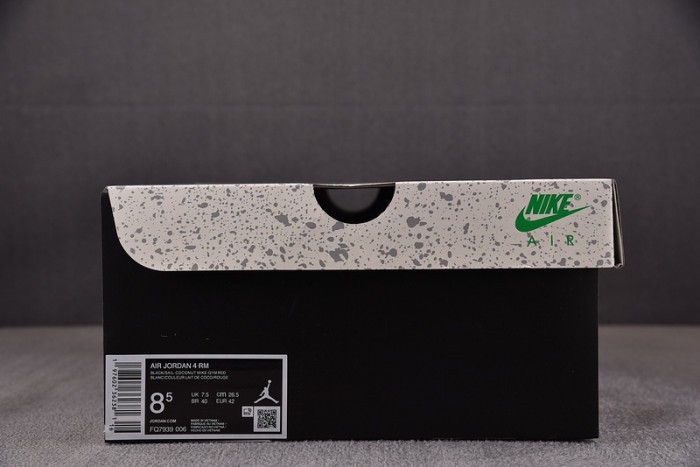 Air Jordan 4 RM “Black/Sail” FQ7939-006