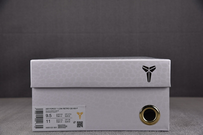 Nike Air Force 1 Low Kobe Bryant Lakers Away (Numbered Edition of 8000)  HV5122-001