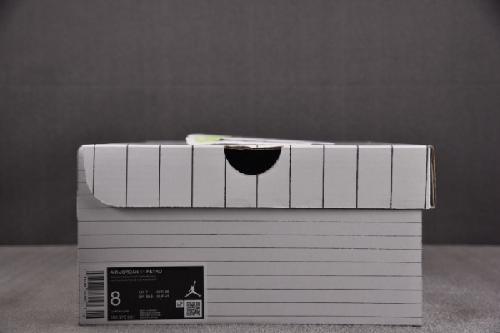 Air Jordan 11 Retro Black Barely Volt IB1378-001